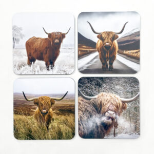 Highland Cow Coasters Scott S Highland Services Inc