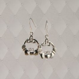 Claddagh with Knot Earrings
